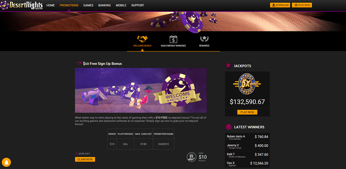 desert night casino angebote